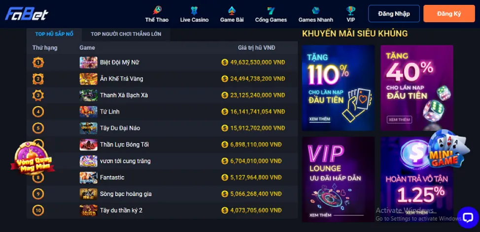 Hỗ trợ khách hàng 24/7 tại VF888